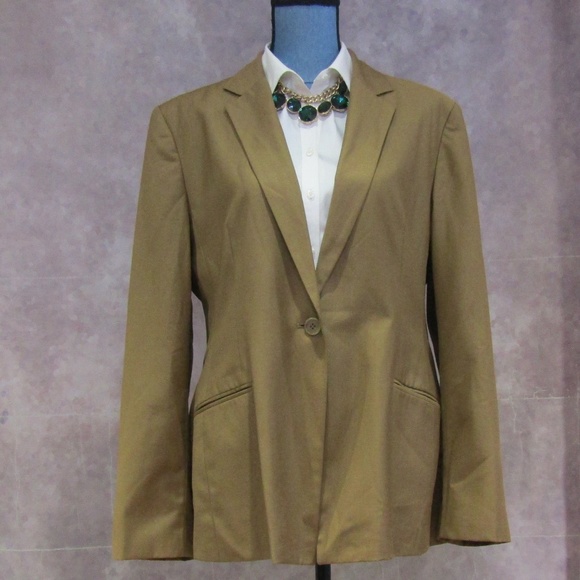 Evan Picone Jackets & Blazers - Evan Picone Brown Suit Coat Blazer Size 14